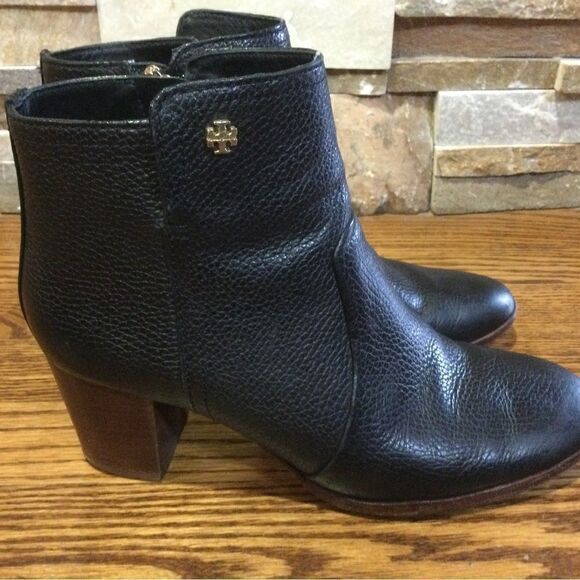 TORY BURCH Leater Sabe Ankle Boots - Picture 3 of 9